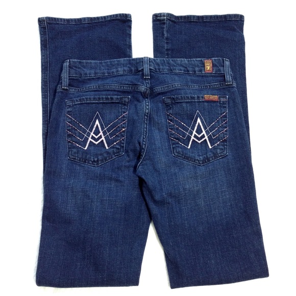 7 For All Mankind "A" Pocket Flare Jeans - Picture 3 of 8